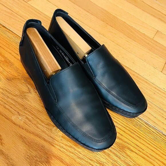 Mephisto Cap Vert Penny Loafer Boat Shoes / Black Leather / Sz 10 / **Mint!** main image 6